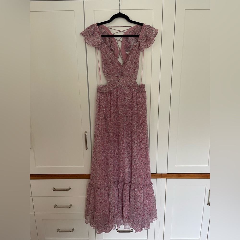 ASTR the Label Pink Floral Women's Dress